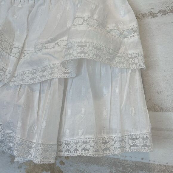 Altar’d State White Boho Mini Skort size Large - Picture 2 of 4